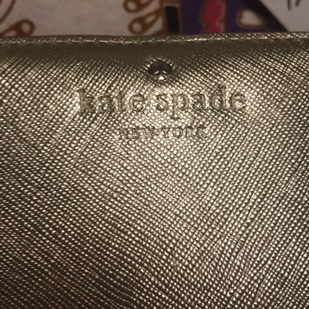 Kate Spade Gold Wallet - Picture 4 of 4